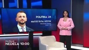 Politika 24 na JOJ 24: Pozvanie do štúdia prijal minister vnútra Matúš Šutaj Eštok