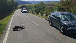 Tragická nehoda pri Tarnove: Po zrážke s autom zomrel 75-ročný cyklista