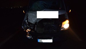 Chodec neprežil zrážku s dodávkou