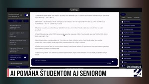 Spektrum 24 o tom, ako AI pomáha študentom aj seniorom