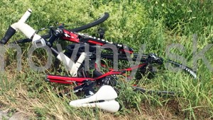 Zrážka cyklistu s autom neďakelo Komárna. Jiří nehodu neprežil