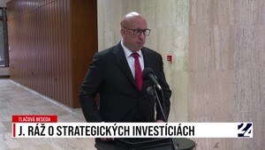 Tlačová beseda: Minister Ráž o strategických investíciach