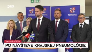 Tlačová beseda ministra zdravotníctva po návšteve krajskej pneumológie