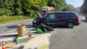 Zrážka motorky a auta si vyžiadala život 28-ročného muža