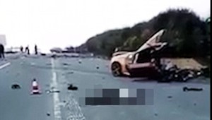 VIDEO: Šialená jazda v luxusnom aute sa skončila smrťou posádky