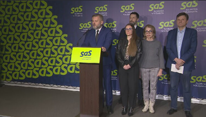 Tlačová beseda strany SaS o obstarávaní hasičských áut