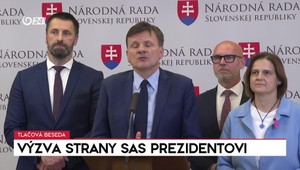 Tlačová beseda strany SaS: Výzva prezidentovi