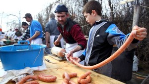 Zabíjačka pri električkovej trati? Áno, v bratislavskej Dúbravke!