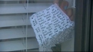 Malé dievčatko nechalo zlodejom dojímavý odkaz