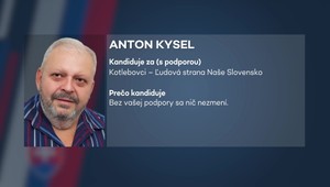 Kandidát na župana v TNSK: Anton Kysel