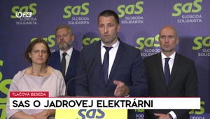 Tlačová beseda SaS o jadrovej elektrárni