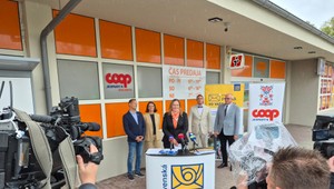 Slovenská pošta začína spoluprácu s COOP Jednotou pri rozvoji základných služieb. V Šali bude maláPOŠTA dostupná v predajni COOP Jednota Supermarket