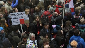 Ďalšia demonštrácia proti Zemanovi bude v pondelok