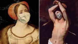 Takéto by boli najslávnejšie obrazy sveta, keby sa zrodili v čase koronavírusu
