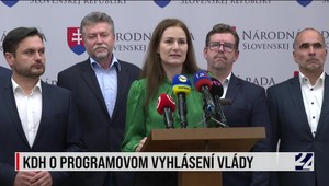 Tlačová beseda KDH o programovom vyhlásení vlády