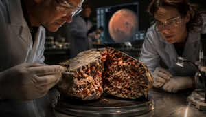V marťanskom meteorite prvýkrát objavili granát