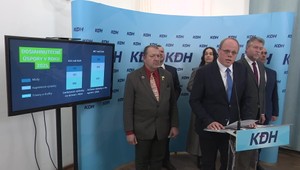Tlačová beseda KDH o ekonomickej situácii na Slovensku