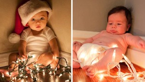 Vianočné fotky malých detí – predstava vs realita: Aj vám TO niečo pripomína?