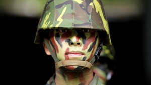 Slovenskí vojaci idú do boja. Smer francúzska Guyana