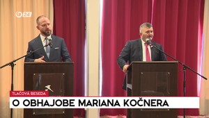 Tlačová beseda o obhajobe Mariana Kočnera