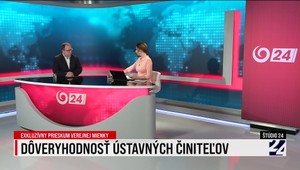 Štúdio 24 o (ne)dôveryhodnosti ústavných činiteľov