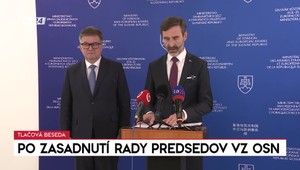Tlačová beseda po zasadnutí Rady predsedov VZ OSN