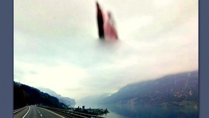 Nad cestou sa zjavil Ježis Kristus s pannou Máriou