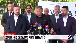 Tlačová beseda strany Smer-SSD o uzatvorení hraníc