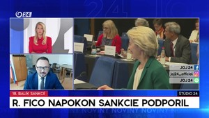 Štúdio 24: Robert Fico nakoniec sankcie podporil