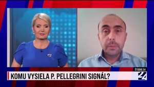 Štúdio 24 o tom, komu vysiela Peter Pellegrini signál