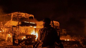 447. deň na Ukrajine: Kyjevom otriasol silný útok zo vzduchu, mora a zeme