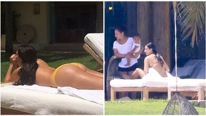 Kim Kardashian (33) si váľa šunky, zatiaľ čo sa o jej dcéru stará pestúnka