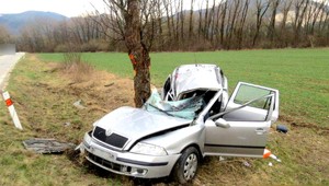 Vladimír skončil so svojim autom v strome. Riskoval, tvrdia svedkovia