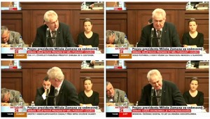 Schwarzenberg si pospal, Zeman ho nachytal. Pozrite sa...