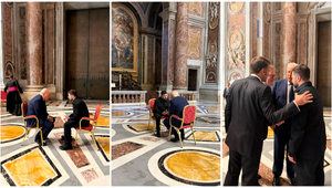 Rokovanie s historickým potenciálom: Zelenskyj sa v Ríme stretol s Trumpom