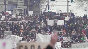 Generálny štrajk v Srbsku: Po tragédii v Novom Sade ľudia protestovali