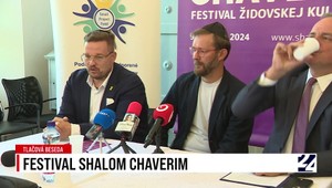 Tlačová beseda ÚZŽNO o festivale Šalom chaverim