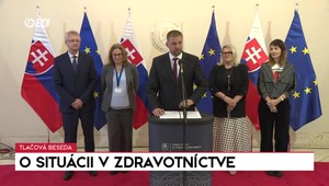 Tlačová beseda ministra Šaška o situácii v zdravotníctve