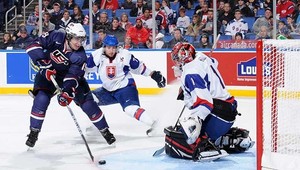 FOTO: Hokejové MS:20-ka vysoko prehrala s USA
