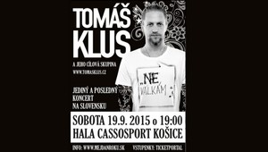 Košický koncert Tomáša Klusa bude posledným pred pauzou