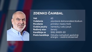 Kandidát na župana v TTSK: Zdenko Čambal