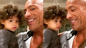 Najtrpezlivejší otecko na svete? Pozrite sa ako The Rock spieva svojej rozkošnej dcérke!