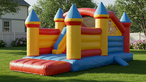 VIDEO: Vietor odniesol nafukovací hrad s deťmi do obrovskej výšky. Pred očami rodičov z neho vypadli