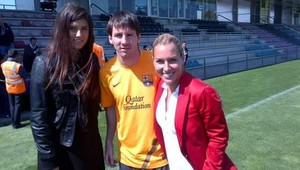 Cibulková si v Barcelone zatrénovala s Messim