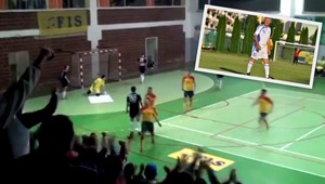 Famózny gól na futsale v Bosne! Finta Jožka Adamca, potom strela do vinkla!