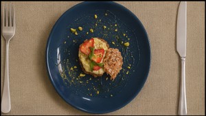 Domáce pečivko s pistáciovým krémom