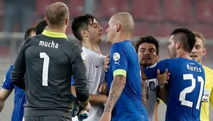 Vylúčený Škrtel (28) po zápase v Grécku bude chýbať v Lotyšsku