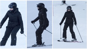 Madonna v kombinéze na svahu. Nespoznali by ste ju!