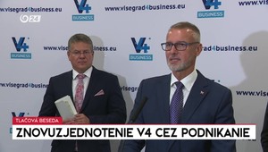 Tlačová beseda: Zjednotenie V4 cez podnikanie