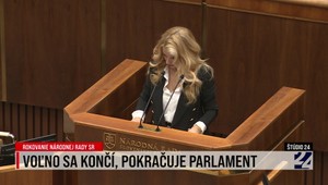 Štúdio 24 o tom, že slovenský parlament pokračuje v rokovaní